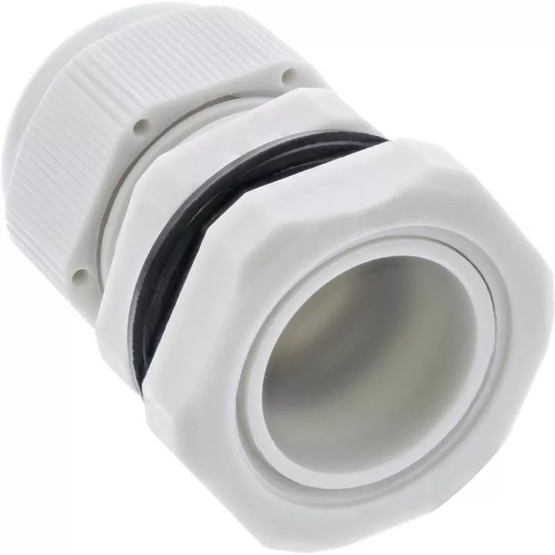 InLine kaapeliläpivienti nylon IP68 4 - 8 mm harmaa 10 kpl