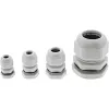 InLine kaapeliläpivienti nylon IP68 4 - 8 mm harmaa 10 kpl