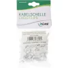 Neliömäinen kaapelikiinnike InLine 44020 8mm valkoinen 100 kpl pakkaus