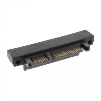 InLine SATA-adapteri, M/W, 22-napainen (15+7) alaspäin kulma