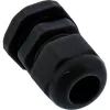 Kaapeliläpivienti InLine 44012B nylon IP68 kaapelille Ø6–12 mm, musta, 10 kpl pakkaus