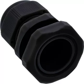 Kaapeliläpivienti InLine 44012B nylon IP68 kaapelille Ø6–12 mm, musta, 10 kpl pakkaus