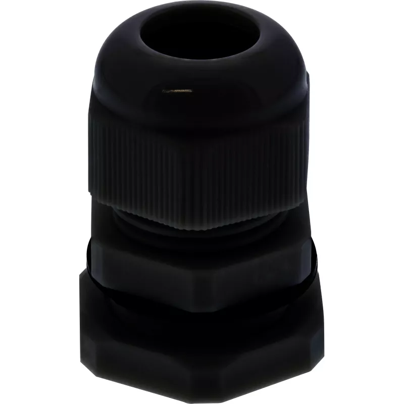Kaapeliläpivienti InLine 44012B nylon IP68 kaapelille Ø6–12 mm, musta, 10 kpl pakkaus