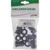 Kaapeliläpivienti InLine 44012B nylon IP68 kaapelille Ø6–12 mm, musta, 10 kpl pakkaus