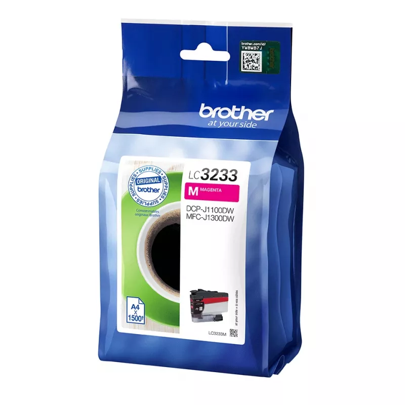 Brother LC3233M mustekasetti 1 kpl alkuperäinen vakiottuotto magenta