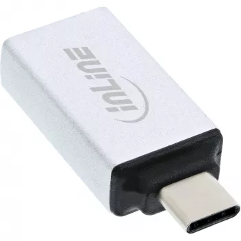 InLine USB 3.2 Gen.2 -adapteri, USB-C-uros - USB-A-naaras, hopea