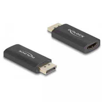 DELOCK aktiivinen DisplayPort 1.4 - HDMI -adapteri 8K HDR musta