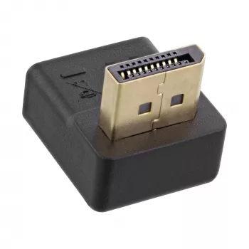 InLine DisplayPort-adapteri, DisplayPort uros / naaras, ylöspäin kulma