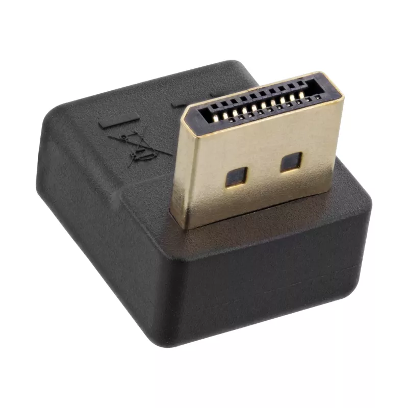 InLine DisplayPort-adapteri, DisplayPort uros / naaras alaspäin kulma