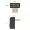 InLine DisplayPort-adapteri, DisplayPort uros / naaras alaspäin kulma