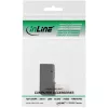 InLine DisplayPort-adapteri, DisplayPort uros / naaras alaspäin kulma