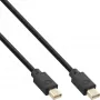 InLine Mini DisplayPort 1.4 -kaapeli M/M, musta/kulta, 2 m