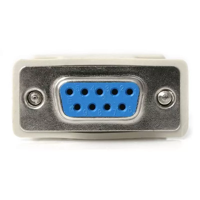 StarTech.com DB9 RS232 sarjaportti nullmodem-adapteri - F/F, DB-9, DB-9, valkoinen