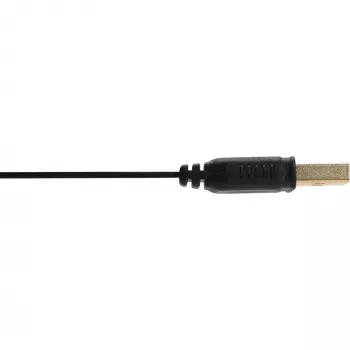 InLine USB 2.0 -lattakaapeli Type-A uros/naaras kullattu musta 1 m
