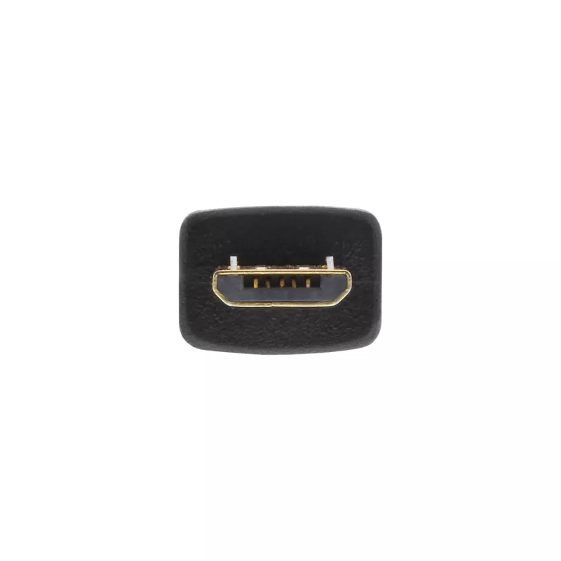 InLine Micro-USB-2.0-lattakaapeli USB A / Micro-B, musta / kulta, 0,5 m