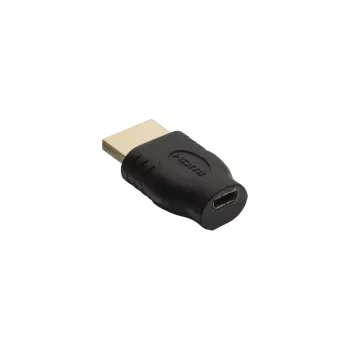 InLine HDMI-adapteri HDMI A uros / HDMI D naaras kullattu 17690A