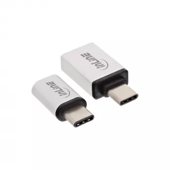 USB-C-adapterisarja InLine 35809 USB-C uros - Micro-USB naaras USB3.0 A naaras