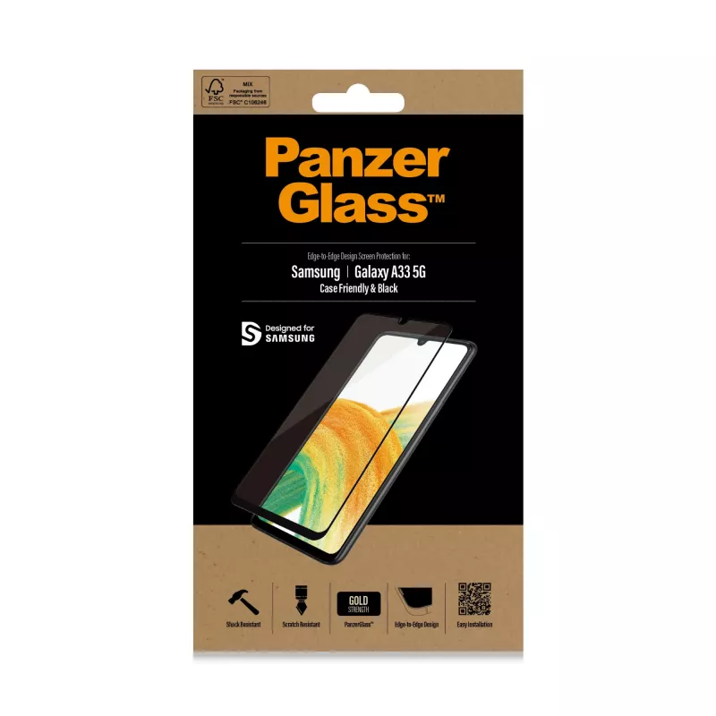 Näytönsuojalasi PanzerGlass Samsung Galaxy A33 5G naarmuuntumaton ja iskunkestävä