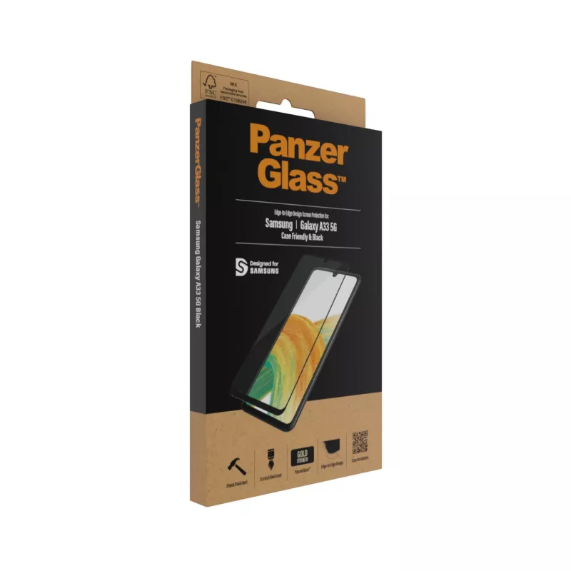 Näytönsuojalasi PanzerGlass Samsung Galaxy A33 5G naarmuuntumaton ja iskunkestävä