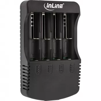 InLine laturi litium- ja NiCd+NiMH-akuille, 1 kpl