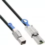InLine ulkoinen Mini-SAS-HD-kaapeli SFF-8644 - SFF-8088 6Gb/s 0,5 m