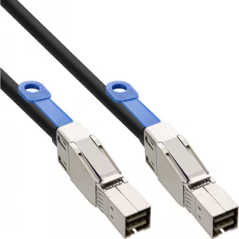 InLine ulkoinen Mini SAS HD -kaapeli SFF-8644 - SFF-8644 12Gb/s 2 m