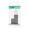 InLine verkkokaapeliadapteri Cat.6A, RJ45 uros / naaras, 90° oikealle taivutettu