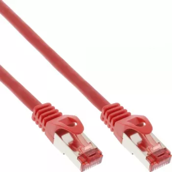 InLine verkkokaapeli S/FTP PiMF Cat.6 250MHz kupari halogeeniton punainen 0,3 m