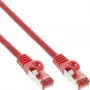 InLine verkkokaapeli S/FTP PiMF Cat.6 250MHz kupari halogeeniton punainen 0,3 m