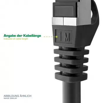 InLine kytkentäkaapeli S/FTP PiMF Cat.6 250MHz kupari halogeeniton punainen 10m
