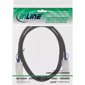 InLine SAS-kaapeli, Mini-SAS 26-napainen SFF-8088 - Mini-SAS 26-napainen SFF-8088, 2 m