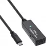 InLine USB 3.2 Gen.1 aktiivinen jatkokaapeli, USB-C uros USB-C naaras, 5 m