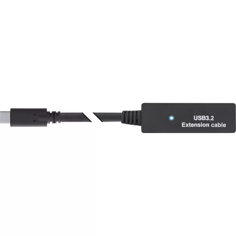 InLine USB 3.2 Gen.1 aktiivinen jatkokaapeli, USB-C uros USB-C naaras, 5 m