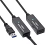 InLine USB 3.2 Gen.1 aktiivinen jatkokaapeli, USB-A uros USB-C naaras, 10 m