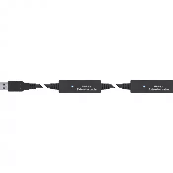 InLine USB 3.2 Gen.1 aktiivinen jatkokaapeli, USB-A uros USB-C naaras, 15 m