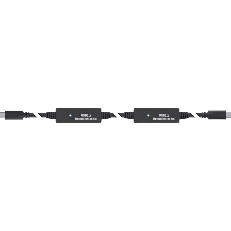 InLine USB 3.2 Gen.1 aktiivikaapeli, USB-C uros USB-C uros, 15 m
