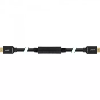 InLine, aktiivinen High Speed HDMI -kaapeli Ethernetillä, M/M, musta, kullatut kontaktit, 30 m