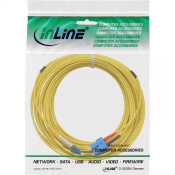 InLine kuitu-duplexkaapeli, LC/SC, 9/125µm, OS2, 1 m