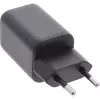 InLine USB-verkkolaite, laturi, USB-A + USB Type-C, 33W, PD + QC