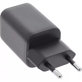 InLine USB-verkkolaite, laturi, USB-A + USB Type-C, 33W, PD + QC