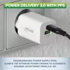 InLine USB-verkkolaite, laturi, USB-A + USB Type-C, 33W, PD + QC