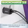 InLine USB-verkkolaite, laturi, USB-A + USB Type-C, 33W, PD + QC