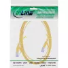 InLine litteä patch-kaapeli, U/FTP, Cat.6A, keltainen, 2m