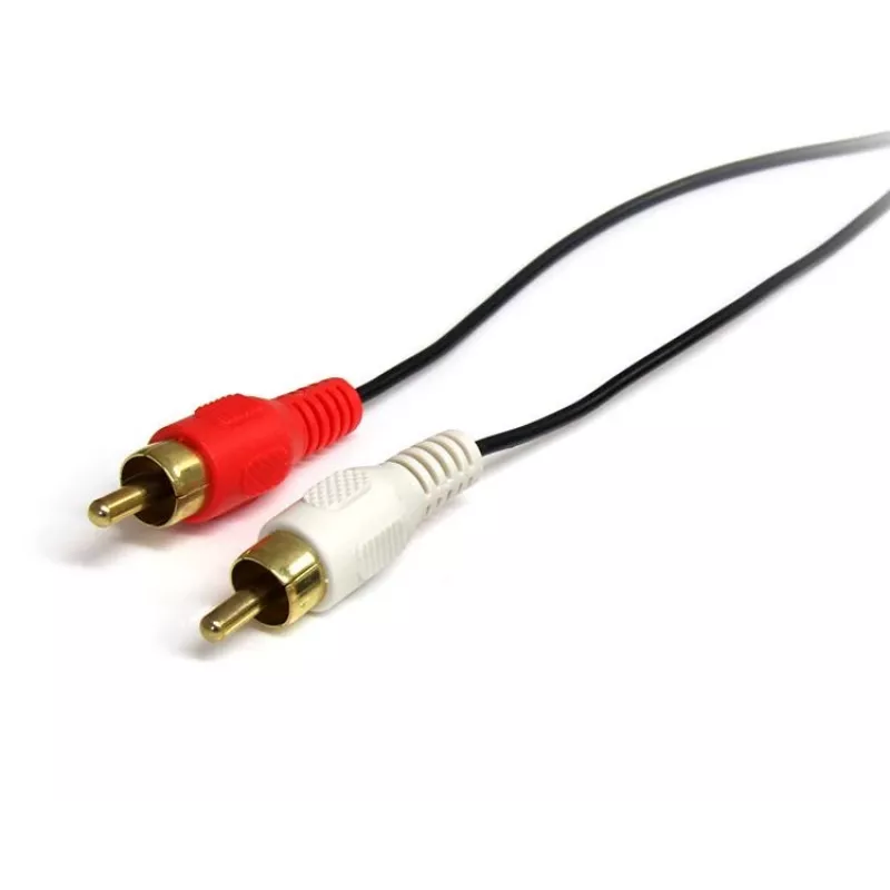StarTech.com 0,92 m stereoäänikaapeli – 3,5 mm:n plugi 2x RCA-uros