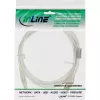 InLine USB 2.0 -kaapeli Type-A uros / B uros läpinäkyvä, ferriittisydän, 5m