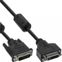 InLine DVI-D-kaapeli 24+1 M/F, Dual Link, 2 ferriittisydäntä, 5 m