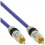 InLine Premium RCA-audiokaapeli 1x RCA pistoke/pistoke kullattu 20 m
