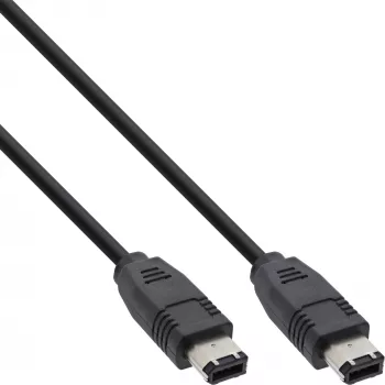 InLine FireWire 400 1394 -kaapeli 6-pin pistoke/pistoke 0,5 m