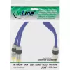 InLine RCA Y-kaapeli Premium 1x RCA naaras / 2x RCA uros kullattu 0,25 m