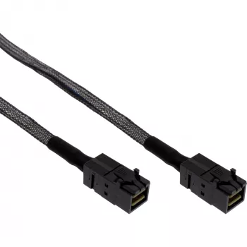 InLine Mini SAS HD -kaapeli SFF-8643 - SFF-8643 sidebandilla 1 m